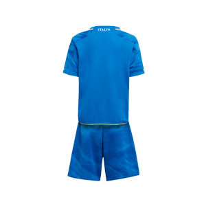 Equipación adidas Italia niño pequeño 2023 - Conjunto infantil 1 - 6 años primera equipación adidas selección italiana 2023 - azul