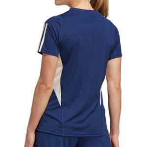 Camiseta adidas Italia entrenamiento mujer - Camiseta de entrenamiento de mujer adidas de la selección italiana - azul marino