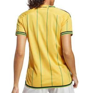 Camiseta adidas Jamaica 2023 mujer - Camiseta primera equipación de mujer adidas de la selección jamaicana 2023 - amarilla