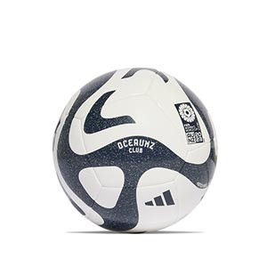 Balón adidas Oceaunz Club WWC talla 5 - Balón de fútbol adidas del Mundial de fútbol femenino de 2023 en talla 5 - blanco, azul marino