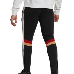 Pantalón adidas Alemania Icon - Pantalón largo de algodón adidas de la selección alemana - negro