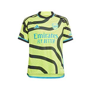 camiseta adidas 2a Arsenal niño Havertz 2023 2024 - Camiseta segunda infantil adidas del Arsenal Havertz 2023 2024 - amarilla