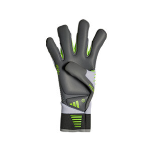 adidas Predator Pro Hybrid - Guantes de portero profesionales adidas corte Hybrid - blancos, amarillos flúor