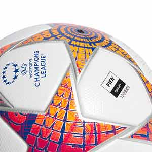 Balón adidas Women's Champions 2023 2024 League talla 5 - Balón de fútbol adidas de la Champions League femenina 2023 2024 talla 5 - blanco, rosa