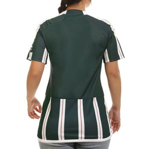 Camiseta adidas 2a United mujer 2023 2024 - Camiseta segunda equipación para mujer adidas del Manchester United 2023 2024 - verde oscura, blanca