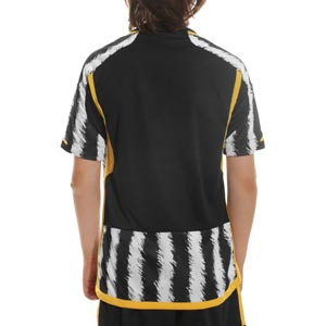 Camiseta adidas Juventus niño 2023 2024 - Camiseta infantil adidas primera equipación Juventus 2023 2024 - blanca, negra