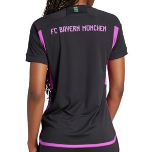Camiseta adidas 2a Bayern mujer 2023 2024 - Camiseta segunda equipación adidas del Bayern de Múnich 2023 2024 - negra