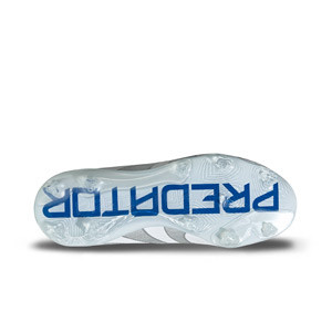 adidas Predator Elite FG J - Botas de fútbol infantiles adidas FG para césped natural o artificial de última generación - blancas