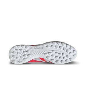 adidas Predator Pro TF - Zapatillas de fútbol multitaco adidas TF suela turf - rojas