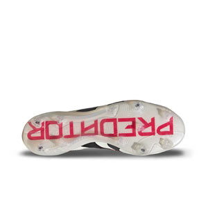 adidas Predator Elite LL FG - Botas de fútbol sin cordones adidas FG para césped natural o artificial de última generación - blancas