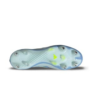 adidas Copa Pure 3 Elite SG - Botas de fútbol de piel natural adidas SG para césped natural blando - azul claro