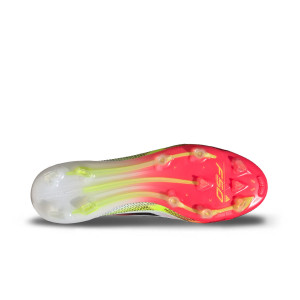 adidas F50 Elite LL FG - Botas de fútbol sin cordones adidas FG para césped natural o artificial de última generación - blancas
