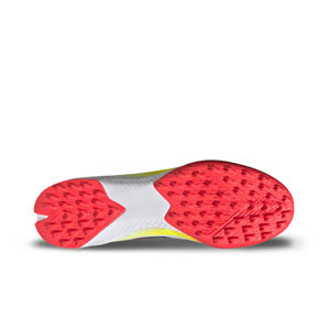 adidas F50 League LL TF - Zapatillas de fútbol multitaco sin cordones adidas TF suela turf - blancas