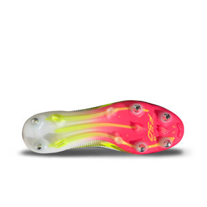 adidas F50 Elite SG - Botas de fútbol adidas SG para césped natural blando - blancas