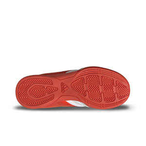 adidas Top Sala Competition J - Zapatillas de fútbol sala infantiles de piel adidas suela lisa IN - rojas, blancas