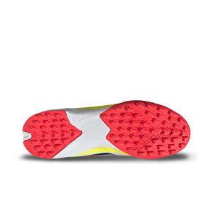 adidas F50 League TF J - Zapatillas de fútbol multitaco infantiles adidas TF suela turf - blancas