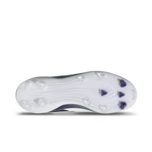 adidas F50 League Messi FG/MG J - Botas de fútbol infantiles adidas FG/MG para césped artificial - blancas