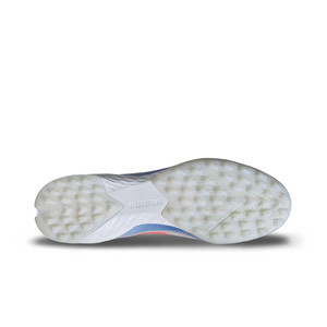 adidas F50 Pro TF - Zapatillas de fútbol multitaco adidas de suela turf - blancas