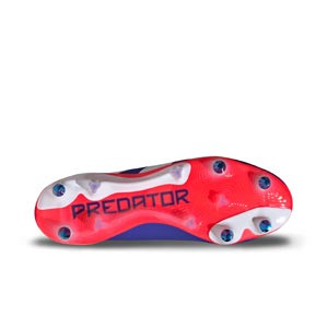 adidas Predator Elite SG - Botas de fútbol adidas SG para césped natural blando - azules