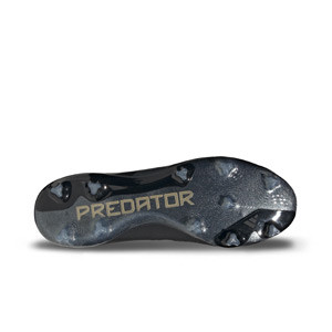 adidas Predator Pro FG - Botas de fútbol adidas FG para césped natural o artificial de última generación - negras