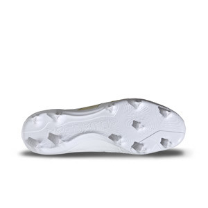 adidas Predator League FG - Botas de fútbol adidas FG para césped natural o artificial de última generación - blancas