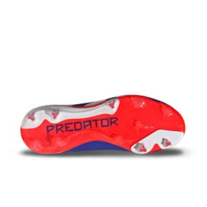 adidas Predator Elite FG J - Botas de fútbol Infantiles adidas FG para césped natural o artificial de última generación - azules
