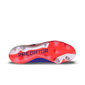 adidas Predator Elite FT FG - Botas de fútbol adidas FG con lengüeta para césped natural o artificial de última generación - azules