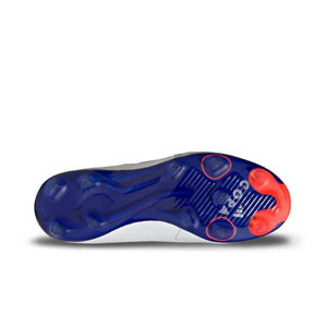 adidas Copa Pure 2 Elite FG J - Botas de fútbol infantiles de piel de canguro adidas FG para césped natural o artificial de última generación - blancas