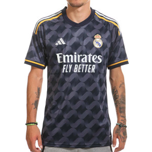Camiseta adidas 2a Real Madrid Modric 2023 2024 - Camiseta segunda equipación adidas de Luka Modric del Real Madrid CF 2023 2024 - azul marino