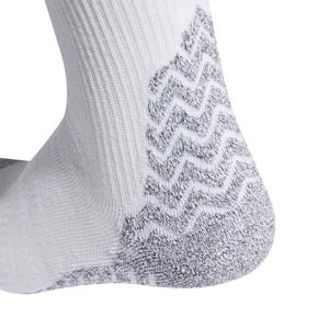 Calcetines adidas Football Grip Knitted acolchados - Calcetines media caña antideslizantes acolchados de entrenamiento de fútbol adidas - blancos