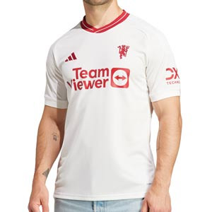 Camiseta adidas 3a United Rashford 2023 2024 - Camiseta tercera equipación adidas del Manchester United de Rashford 2023 2024 - blanca