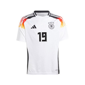 Camiseta adidas Alemania niño Sané 2024 - Camiseta infantil de la primera equipación de Sané adidas de la selección alemana 2024 - blanca