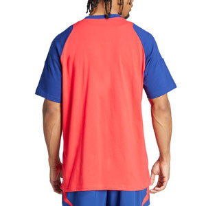 Camiseta adidas España - Camiseta de manga corta de algodón adidas de la selección Española - roja