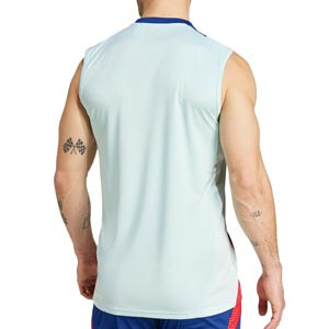 Camiseta adidas España entrenamiento - Camiseta sin mangas de entrenamiento adidas de la selección española - verde menta
