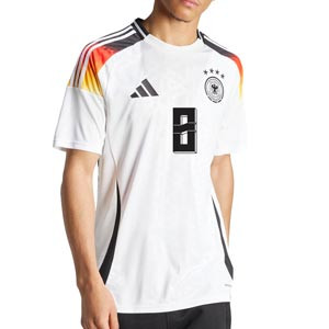 Camiseta adidas Alemania Kroos 2024 - Camiseta de la primera equipación de Kroos adidas de la selección alemana 2024 - blanca