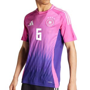 Camiseta adidas 2a Alemania Kimmich 2024 - Camiseta de la segunda equipación de Kimmich adidas de la selección alemana 2024 - rosa