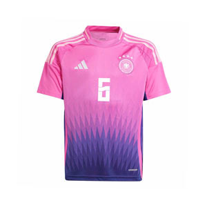 Camiseta adidas 2a Alemania niño Kimmich 2024 - Camiseta infantil de la segunda equipación de Kimmich adidas de la selección alemana 2024 - rosa