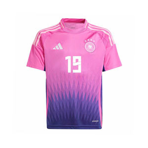 Camiseta adidas 2a Alemania niño Sané 2024 - Camiseta infantil de la segunda equipación de Sané adidas de la selección alemana 2024 - rosa