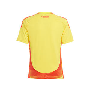Camiseta adidas Colombia niño 2024 - Camiseta infantil adidas de la primera equipación de la selección colombiana 2024 - amarilla