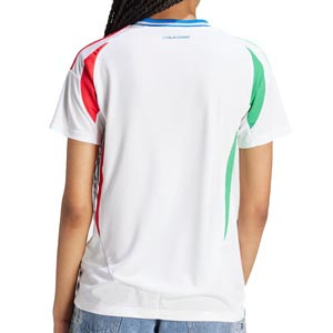 Camiseta adidas 2a Italia mujer 2024 - Camiseta para mujer de la segunda equipación adidas de Italia  2024 - blanca