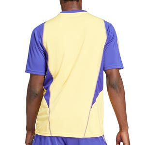 Camiseta adidas Real Madrid entrenamiento - Camiseta de entrenamiento adidas del Real Madrid - amarilla, púrpura
