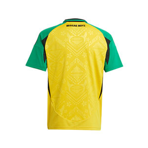 Camiseta adidas Jamaica niño 2024  - Camiseta de la primera equipación infantil adidas de la selección de Jamaica - amarilla