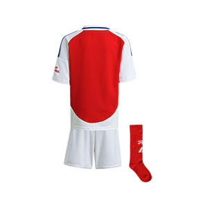 Equipación adidas Arsenal niño pequeño 2024-2025 - Conjunto infantil de la primera equipación adidas del Arsenal 2024 2025 - rojo