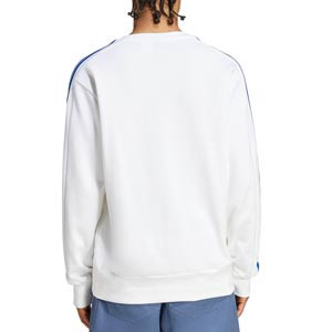 Sudadera adidas Real Madrid DNA - Sudadera de algodón adidas del Real Madrid - blanca