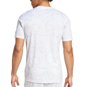 Camiseta adidas Real Madrid pre-match - Camiseta pre-partido adidas del Real Madrid 2024 2025 - blanca