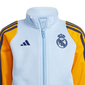 Chándal adidas Real Madrid niño  - Chándal infantil adidas del Real Madrid CF - azul claro