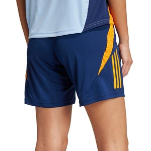 Short adidas Real Madrid mujer entrenamiento - Pantalón corto para mujer de entrenamiento adidas del Real Madrid - azul marino