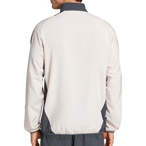 Chaqueta adidas Real Madrid presentación UCL - Chaqueta de presentación adidas del Real Madrid CF para la Champions 2024 2025 - melocotón