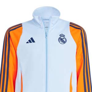 Chándal adidas Real Madrid niño entrenamiento - Conjunto de chándal de entrenamiento infantil adidas del Real Madrid 2024 - azul claro