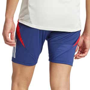 Short adidas Olimpique Lyon entrenamiento - Pantalón corto de entrenamiento adidas del Olympique de Lyon - azul marino